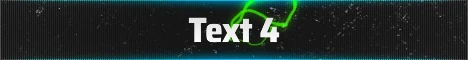 Trippy animated Minecraft server banner, blue and green