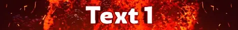 Volcano animated Minecraft server banner