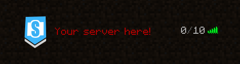 Badge - Minecraft 64x64 Server Icon — blue colorway
