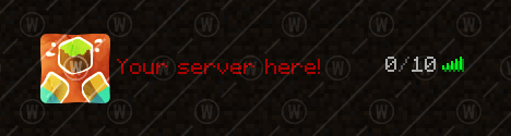 Creative Energy - Minecraft 64x64 Server Icon — red colorway