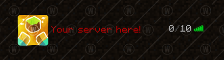 Creative Energy - Minecraft 64x64 Server Icon — yellow colorway