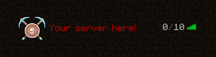 Pickaxes Minecraft Server Icon