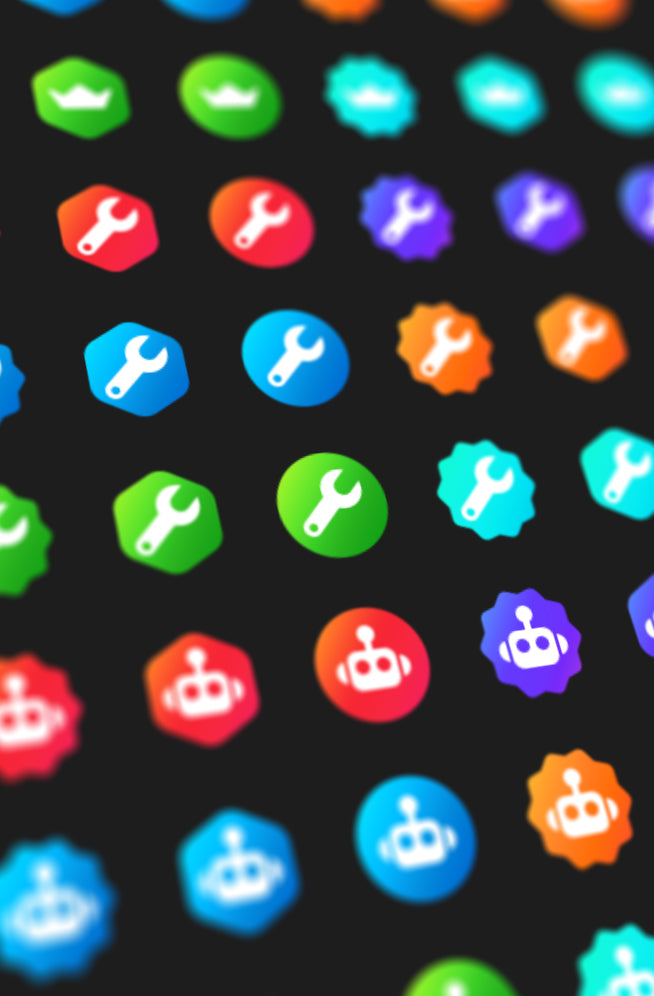 Iconos de rol ampliados