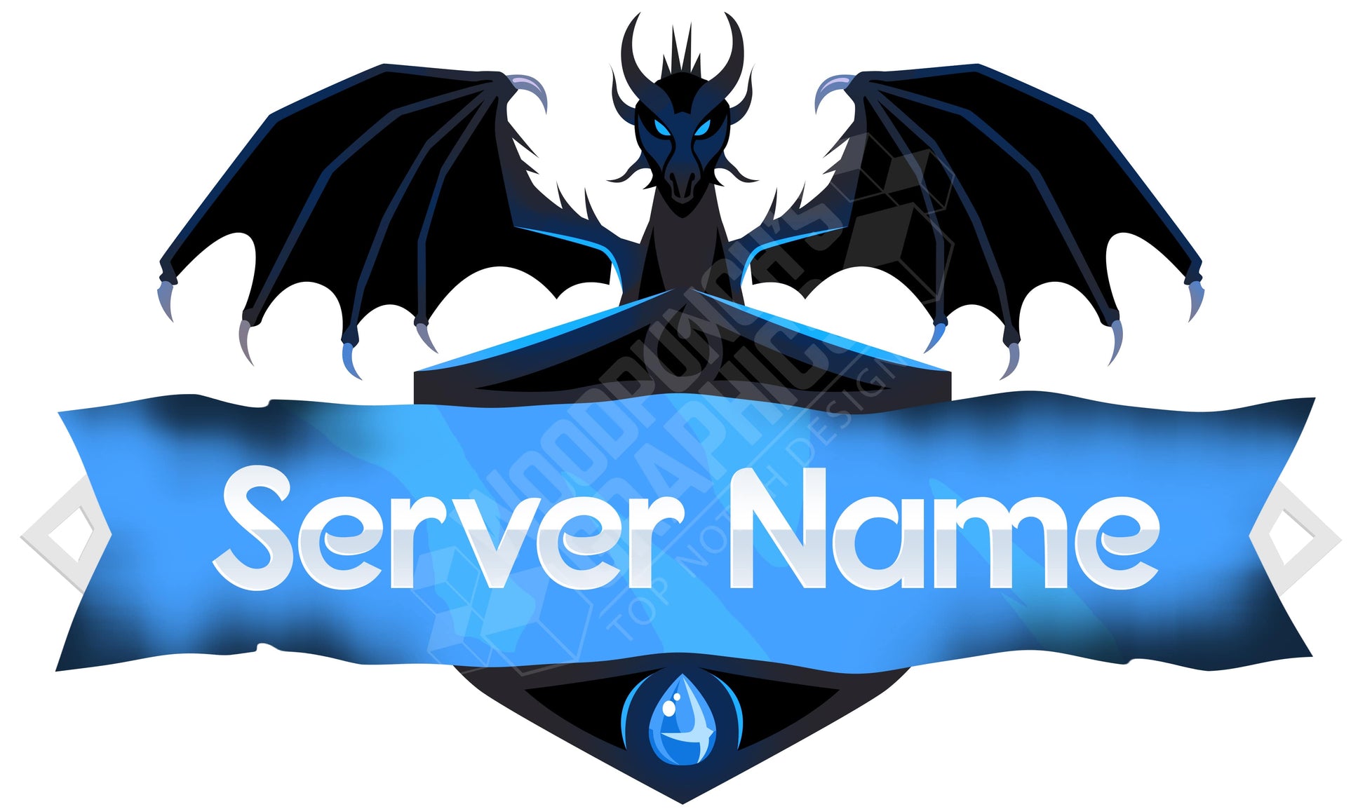 Ender Dragon - Minecraft Server Logo