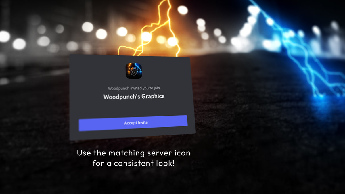 Discord Server Invite Background — alternate gallery design