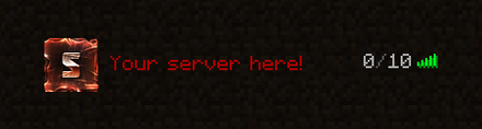 Forge - Minecraft 64x64 Server Icon — orange colorway