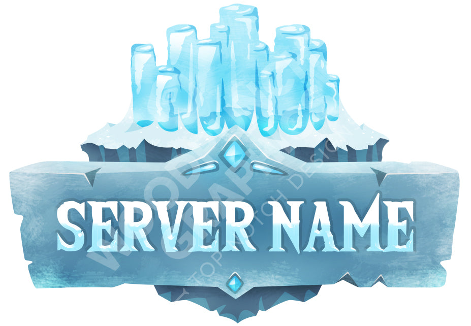 Frozen Minecraft Server Logo