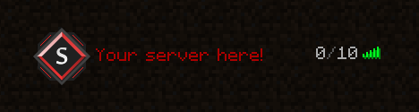 Minecraft Server Icon Red