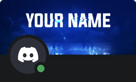 Glitch Discord Profile Banner — primary gallery design