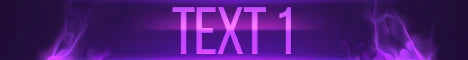 Animated Inferno - Minecraft Server Banner — purple colorway
