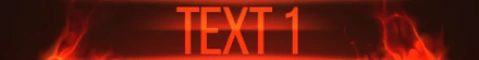 Inferno - Minecraft Server Banner — red colorway