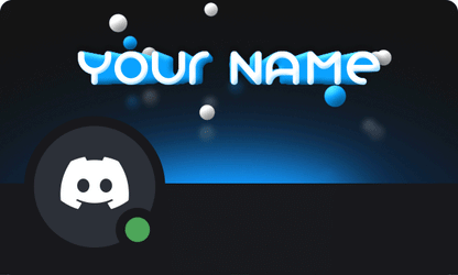 Kinetic Discord Profile Banner Blue