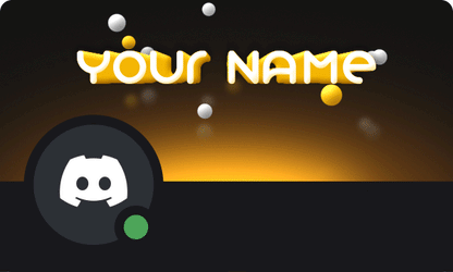 Kinetic Discord Profile Banner Yellow