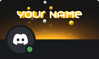 Kinetic Discord Profile Banner Yellow