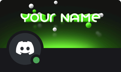 Kinetic Discord Profile Banner Green