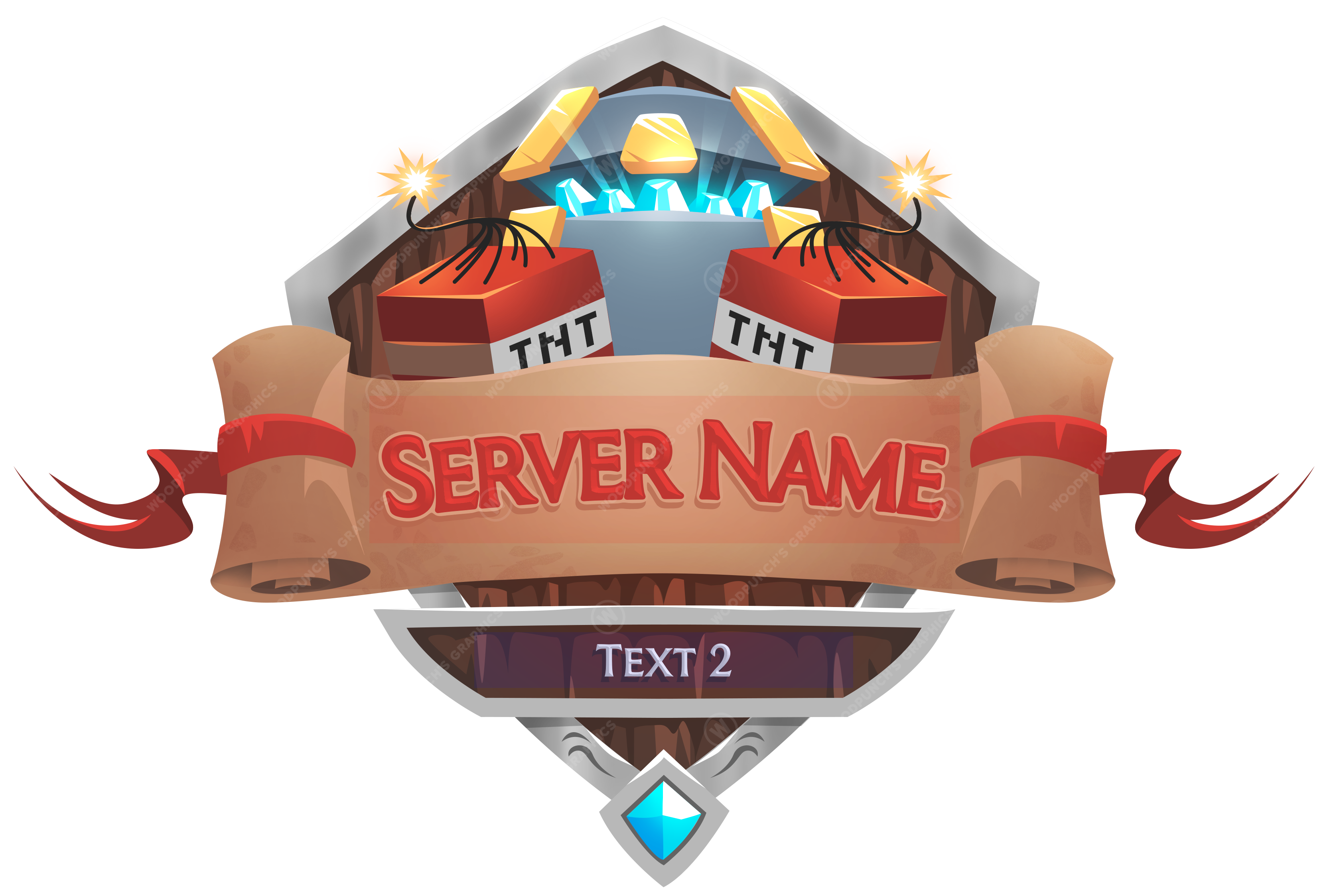 Tier Testing Server Logo Minecraft Java Minecraft Server Logo Maker – Woodpunch's Graphics Shop