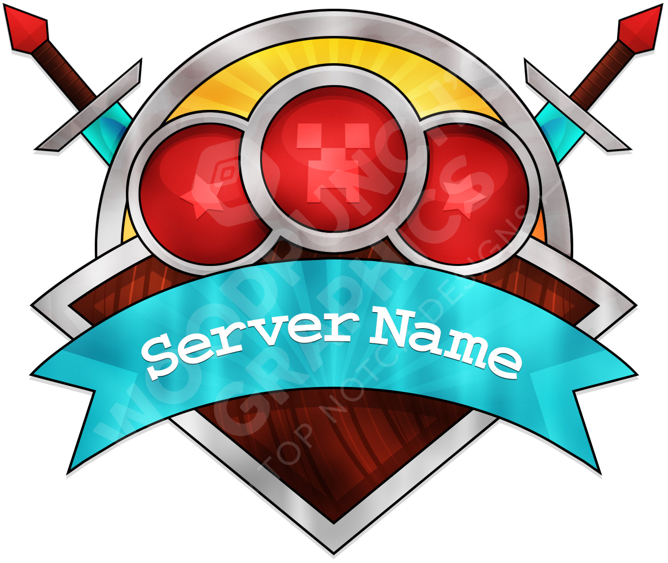 Gleaming Minecraft Server Logo