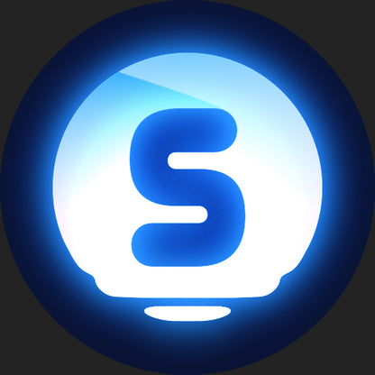 Retro Discord Icon Blue 2