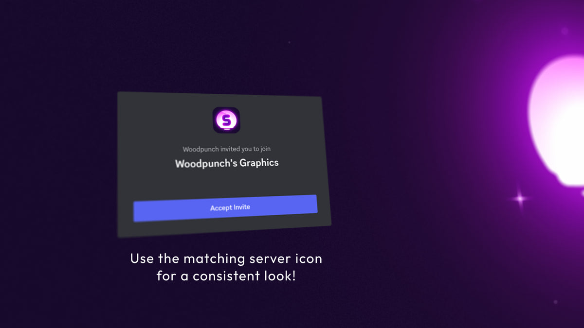 Matches with a server icon — primary gallery design