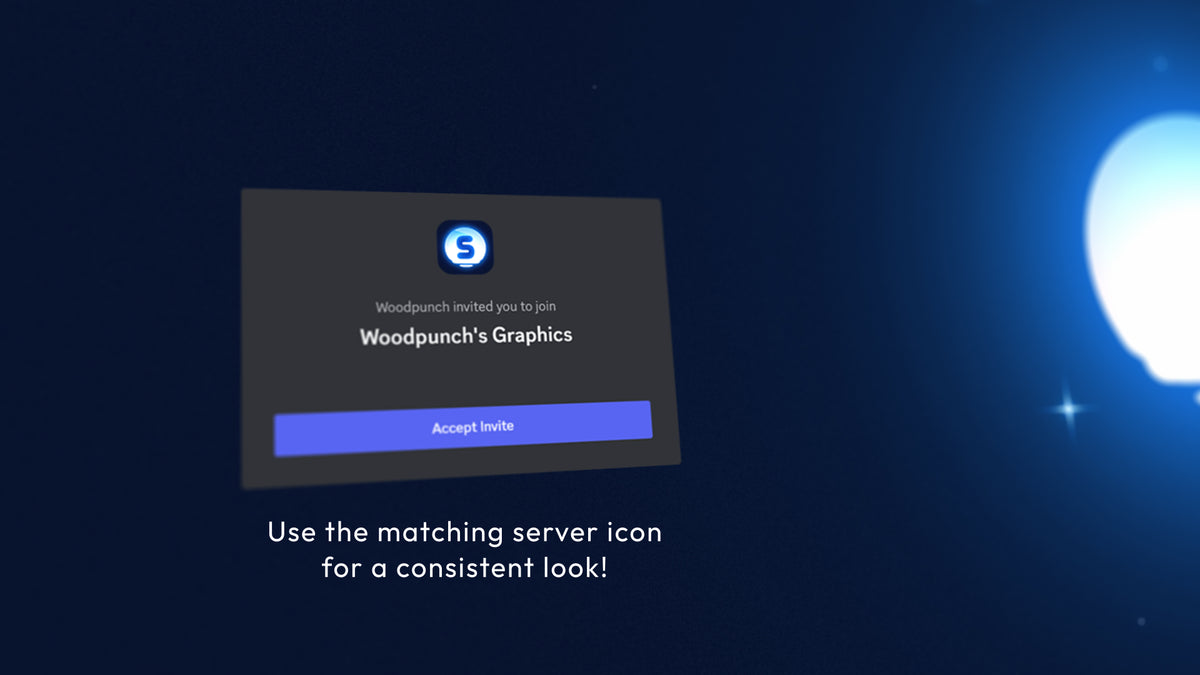 Matches with a server icon — blue colorway