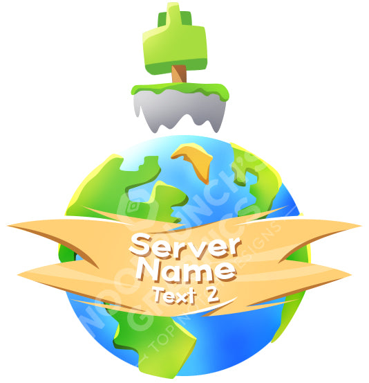 Planet Skyblock - Minecraft Server Logo
