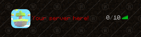 Skywars Minecraft Server Icon