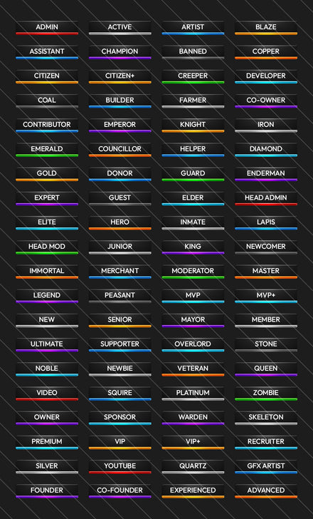 Sleek Forum Group Banners