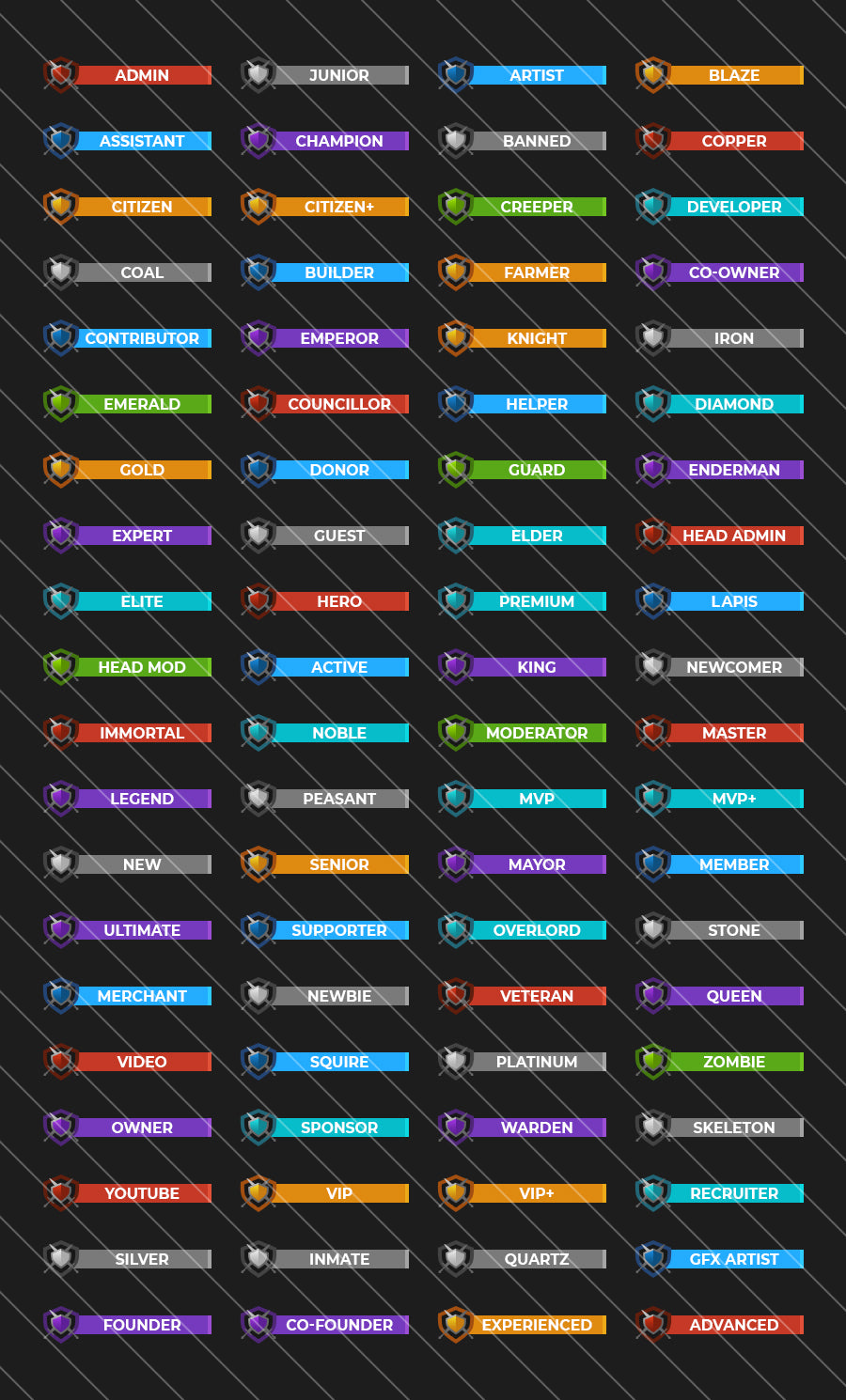 80 Sleek Forum Rank Images – Woodpunch's Graphics Shop