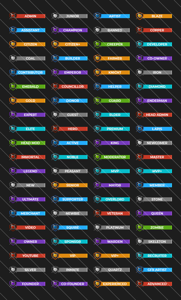 80 Sleek Forum Rank Images – Woodpunch's Graphics Shop
