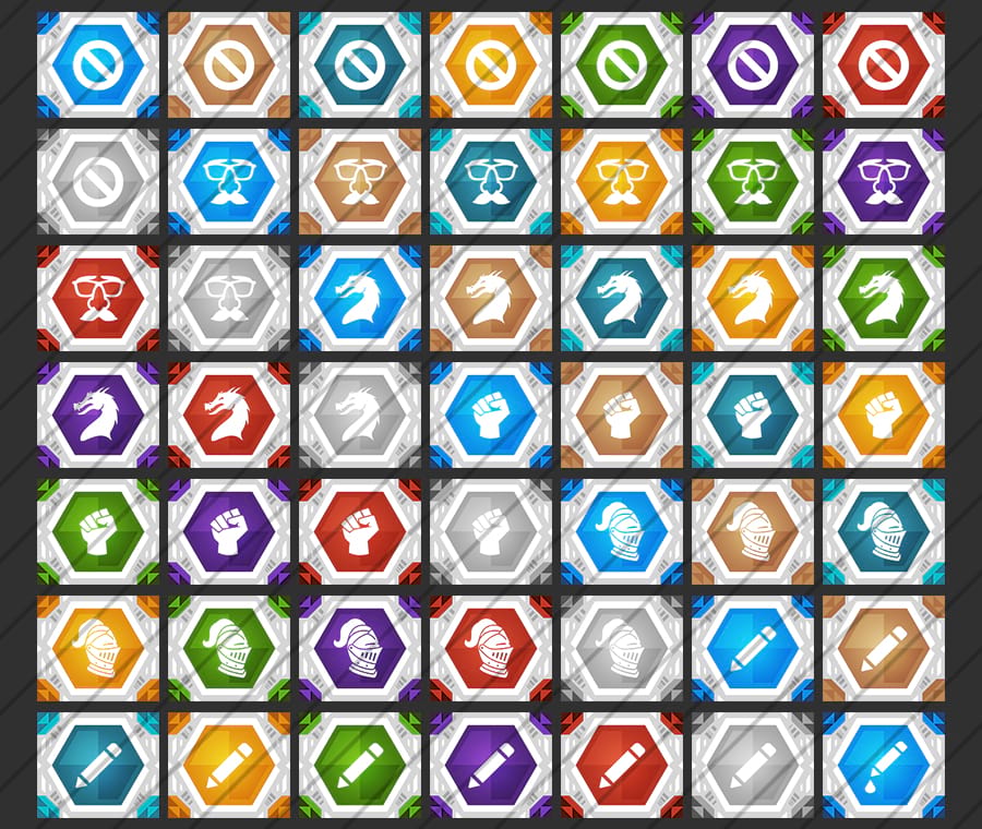 Sleek - Paquete de iconos Buycraft — versión pequeña, diseño principal de la galería