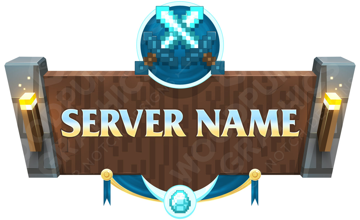 Minecraft Pro Server Logo Prestige Minecraft Server Logo – Woodpunch's Graphics Shop