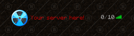 Toxic – Minecraft 64x64 Server-Icon – blaue Farbgebung