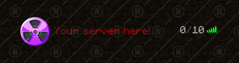 Toxic – Minecraft 64x64 Server-Icon – lila Farbgebung