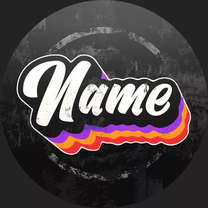 Animated Vintage Discord Profile Picture — black colorway, nitro version
