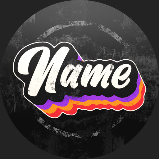Vintage Discord Profilbild – schwarze Farbgebung