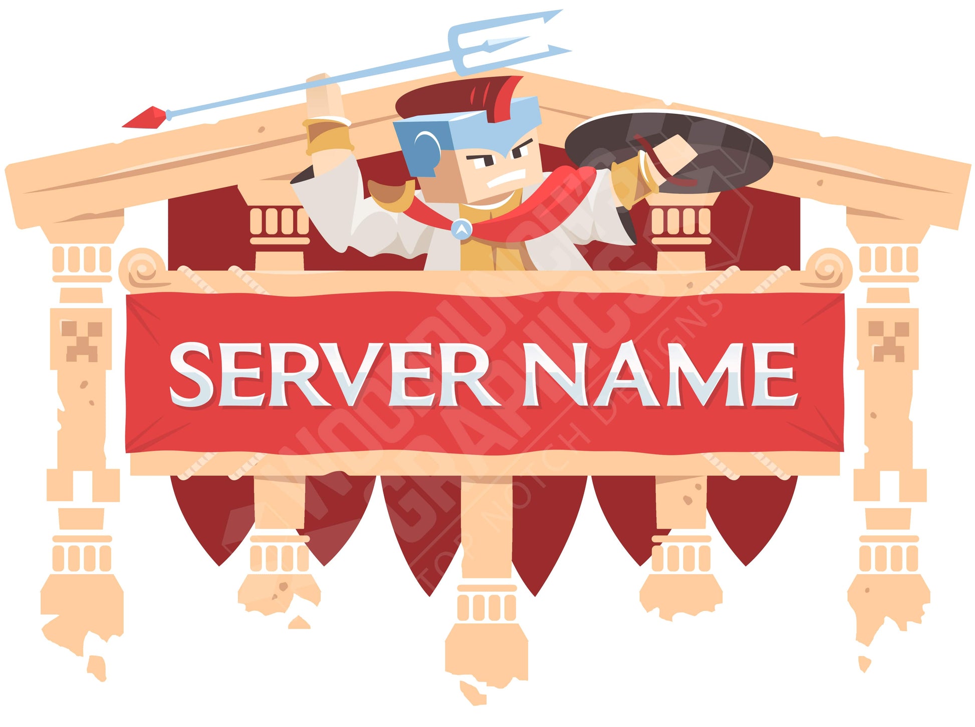 Minecraft classic server logo