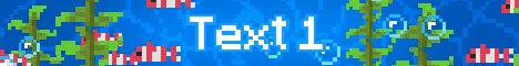Animated Aquatic Minecraft Server Banner