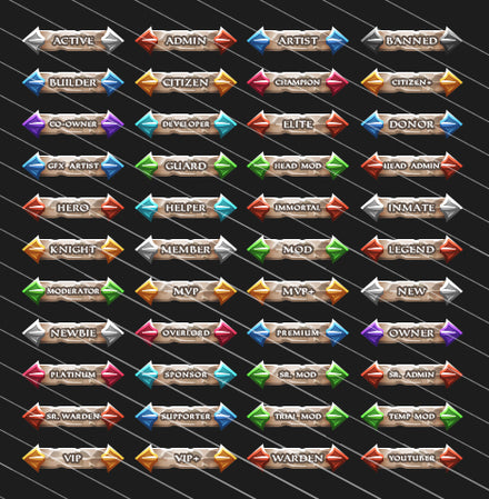 Coarse - Forum Rank Tags Pack