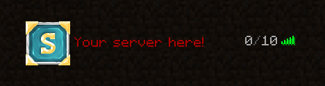 Crafted - Icono de servidor de Minecraft 64x64 — combinación de colores cian