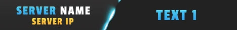 Animated Laser Beam Minecraft Server Banner