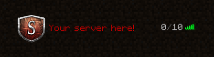 Medieval Shield - Minecraft 64x64 Server Icon — primary gallery design