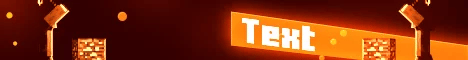 Vista previa de banner de servidor de Minecraft Neón