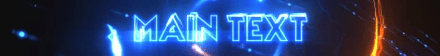 Particle Storm 3D Minecraft server banner
