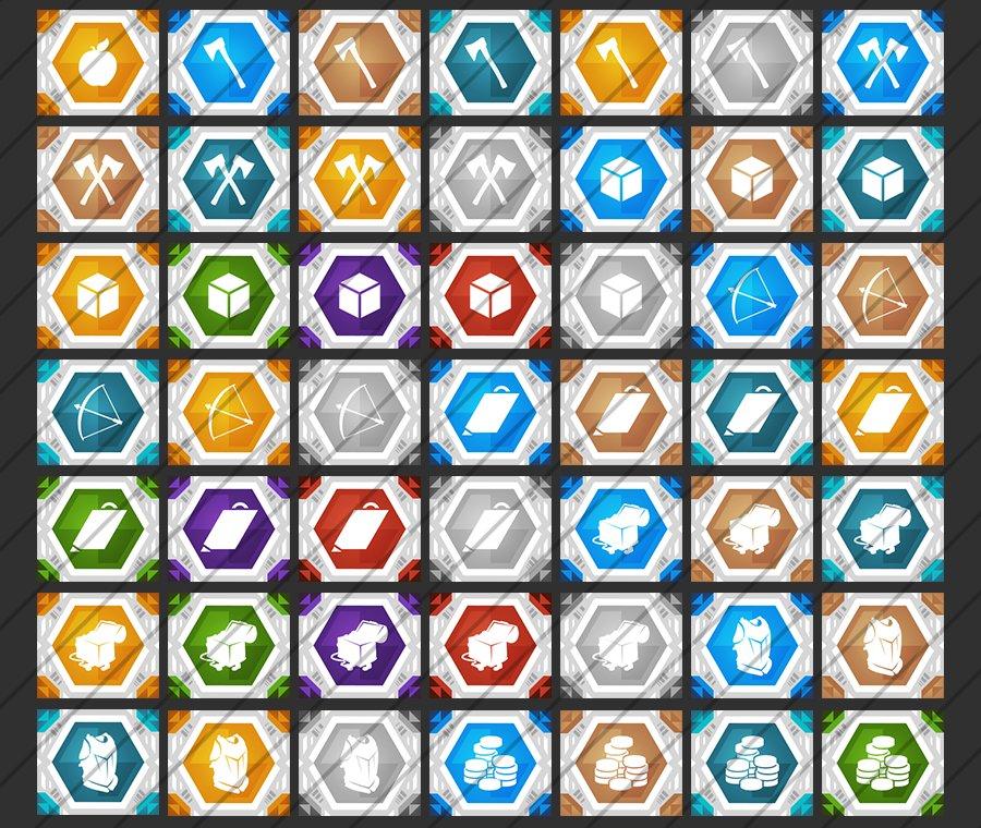 Elegante - Paquete de iconos Buycraft — diseño alternativo adicional
