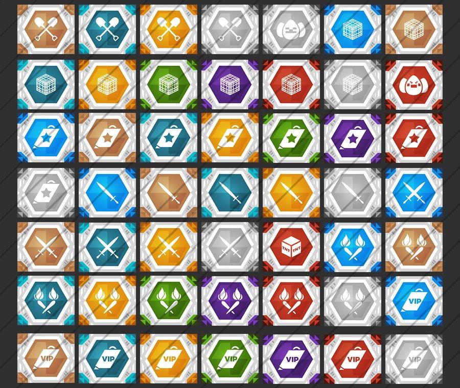 Elegante - Paquete de iconos Buycraft — diseño alternativo suplementario