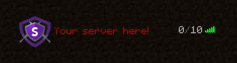Sleek Factions - Minecraft 64x64 Server Icon — extended alternate design