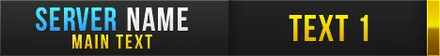 So Fresh, So Clean animated Minecraft server banner
