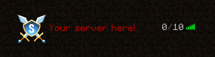 Swords & Shield - Minecraft 64x64 Server Icon — primary gallery design