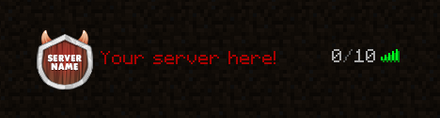 Veteran's Shield - Minecraft 64x64 Server Icon